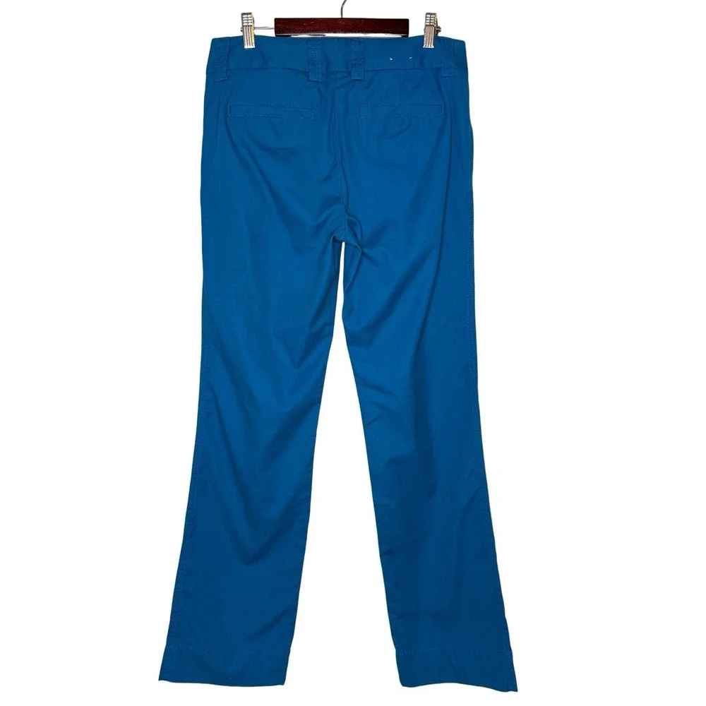NWT J.Crew 4 R Favorite Fit Classic Twill Chino Pants Broken In Cotton Blue